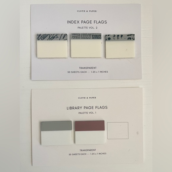 Cloth & Paper Other - Cloth & Paper Page Flags Bundle